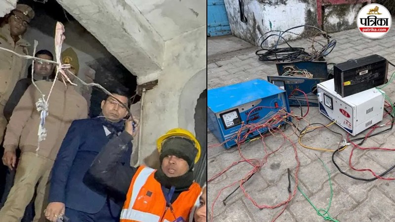 sambhal power theft drone action 101 places