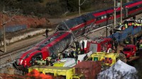 Train accident in Spain