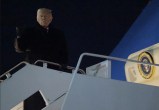 Donald Trump on Air Force One