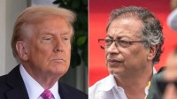Donald Trump and Gustavo Petro