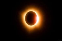 The first solar eclipse of the year will take place on February 17, with a 'ring of fire' visible in the sky.
