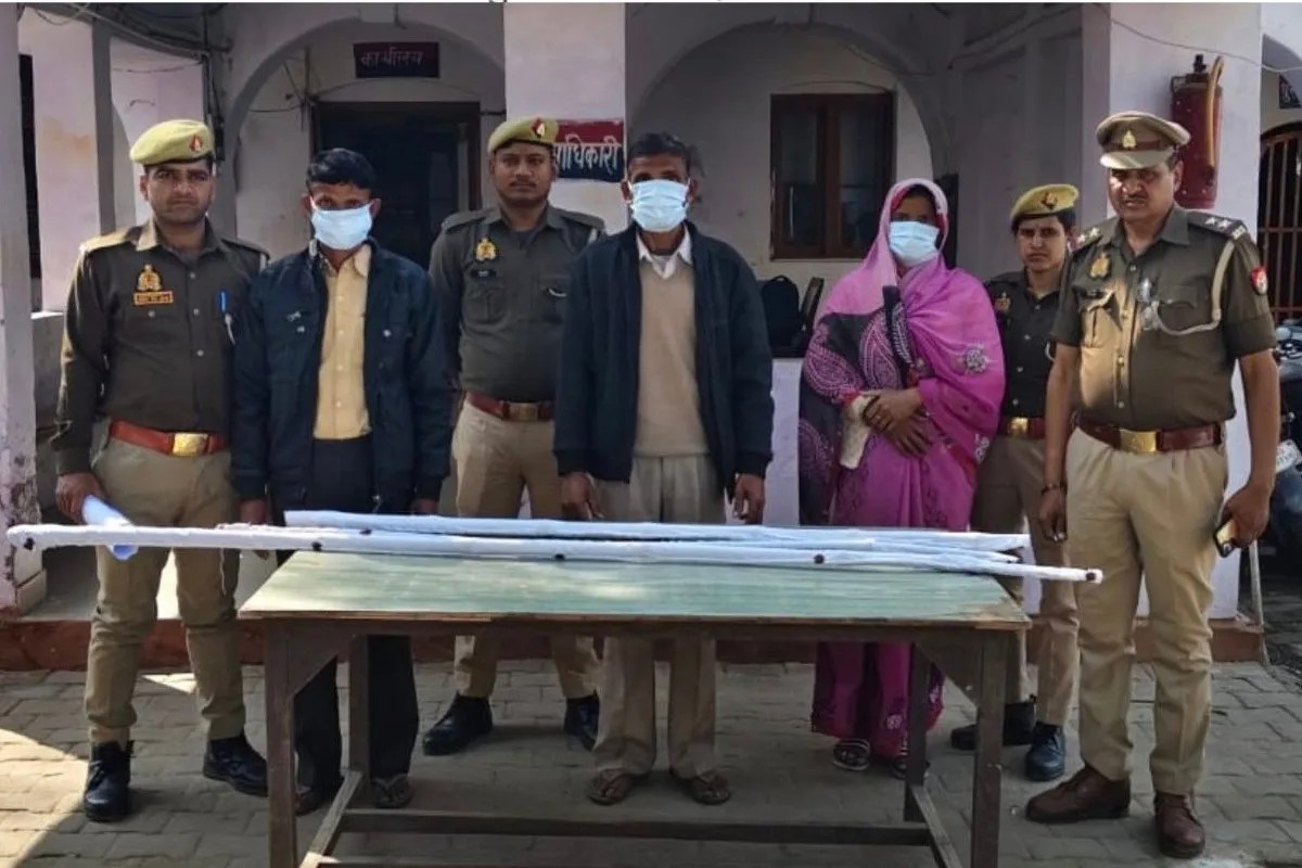 भाले से वार कर युवक की हत्या, तीन आरोपी गिरफ्तार (फोटो सोर्स : WhatsApp News Group)