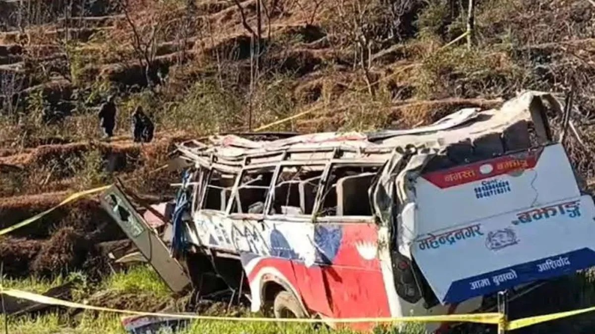 13 people were killed and 34 injured when a wedding procession bus fell into a ditch in Baitadi, Nepal