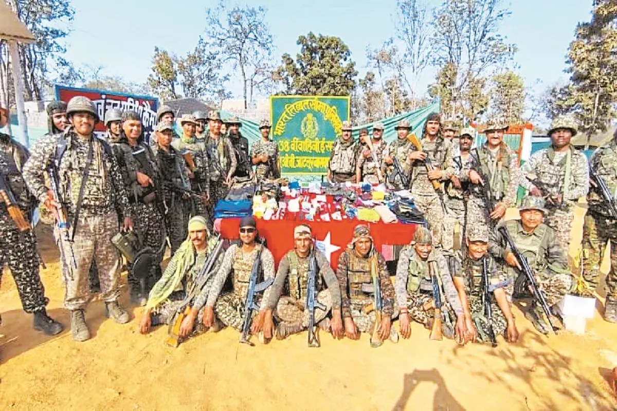 नक्सली डंप बरामद (photo source- Patrika)