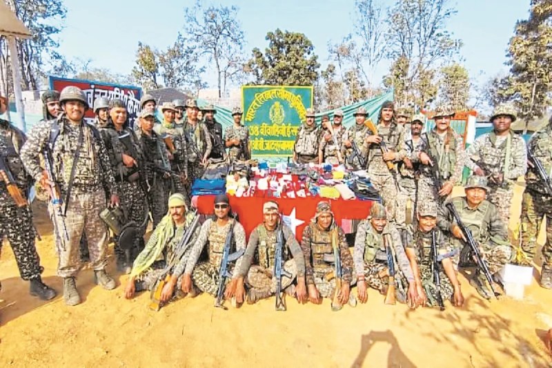 नक्सली डंप बरामद (photo source- Patrika)