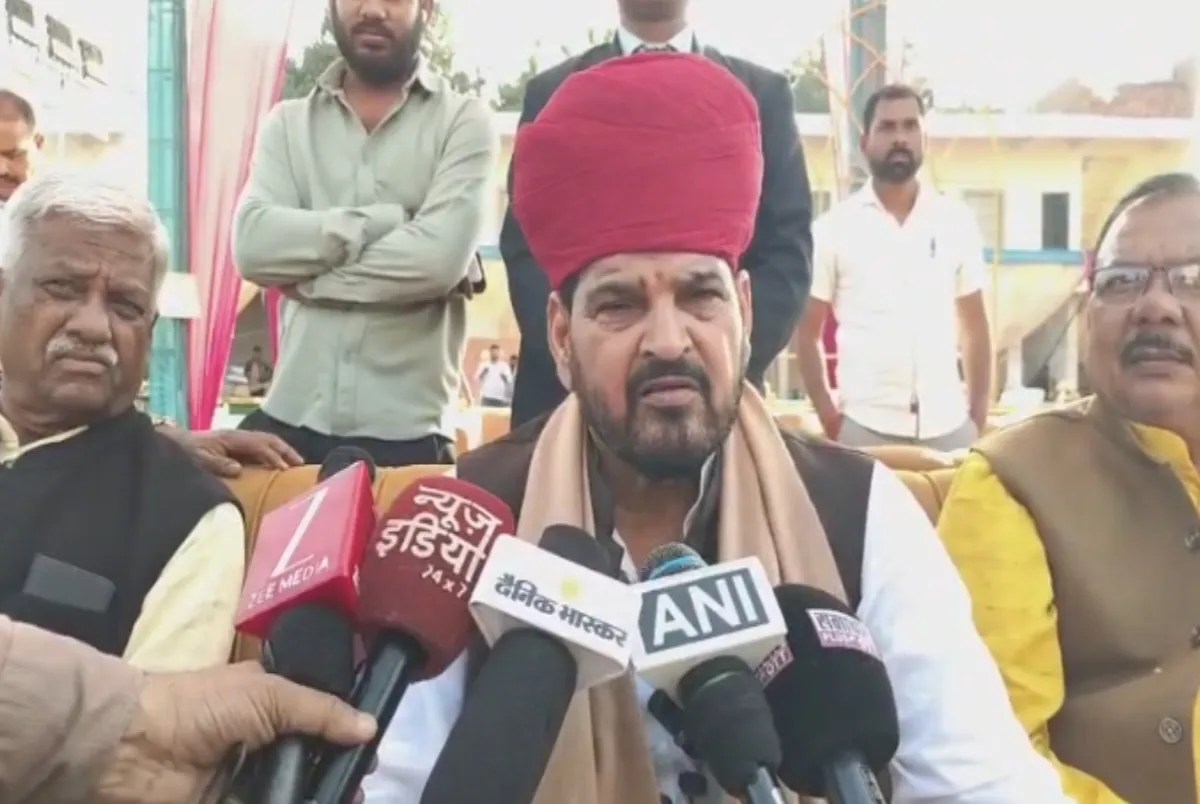 पूर्व सांसद बृजभूषण सिंह फोटो सोर्स ANI