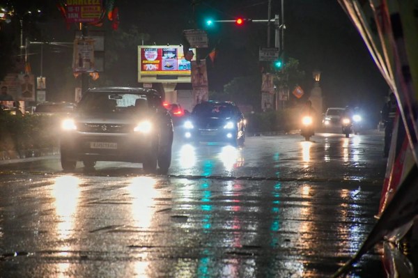 Late night rain in jaipur 