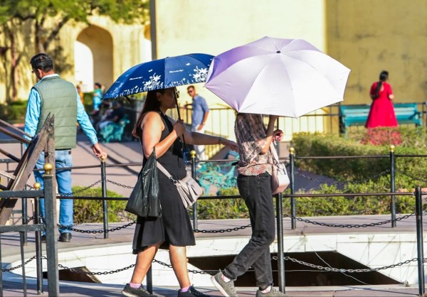 Rising temperatures on jaipur