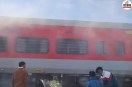 Jaisalmer-Swarna Nagari Express as Fire Breaks Out