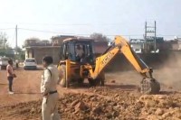 Municipal Corporation took action against illegal plotting