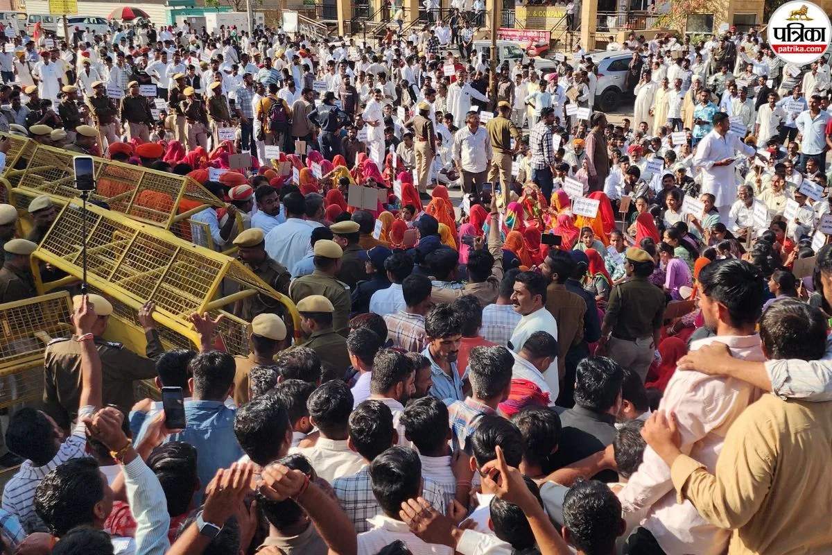 Jaisalmer Protests Demand 20 Lakh Bigha Land Be Officially Recorded as Oran Land