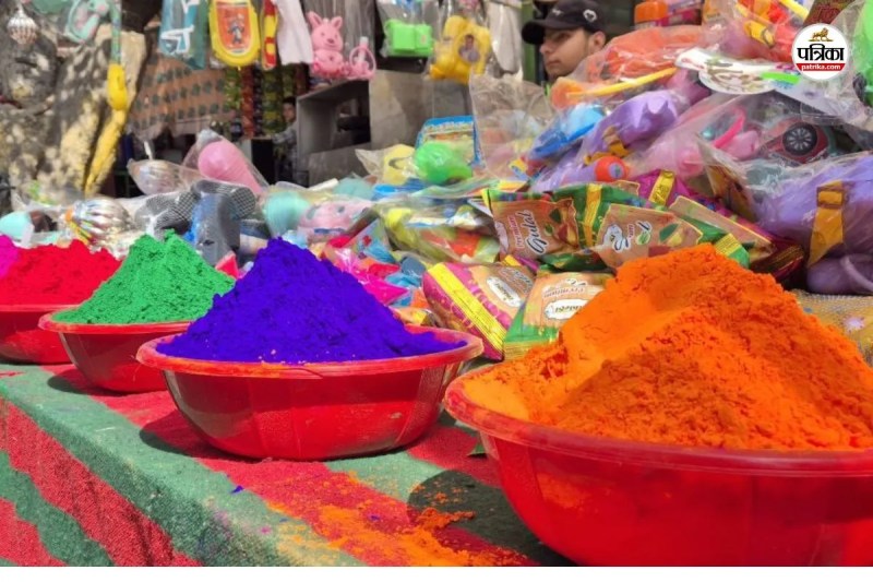 Fragrant Gulal And Color Fireworks Lead Holi Shopping In Sri Ganganagar