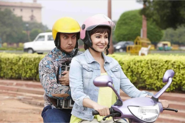 Aamir Khan in PK film scene