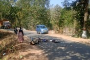Huge road accident