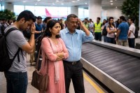 air india baggage was left behind at mumbai airport during flying to delhi