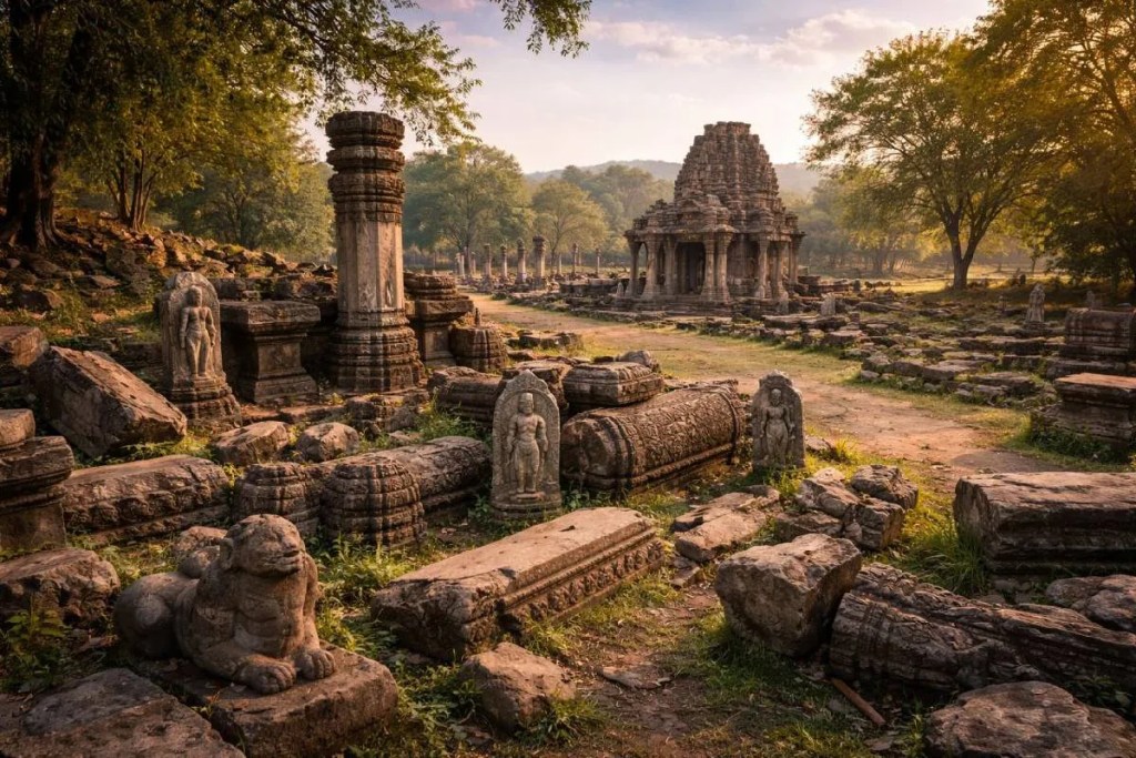 Ashapuri mandir AI Photo