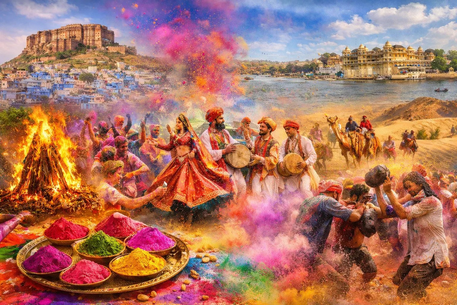 Holi Long Weekend Destinations Rajasthan