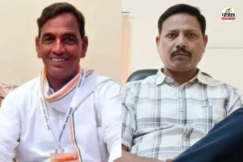 Congress MLA Deen Dayal Bairwa, tehsildar gajanand meena