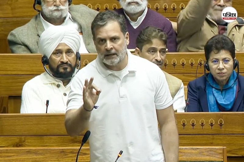 Rahul Gandhi statement in Parliament, Lok Sabha uproar, Rule 349 of Lok Sabha, Draupadi Murmu address debate, Motion of Thanks on President’s Address,