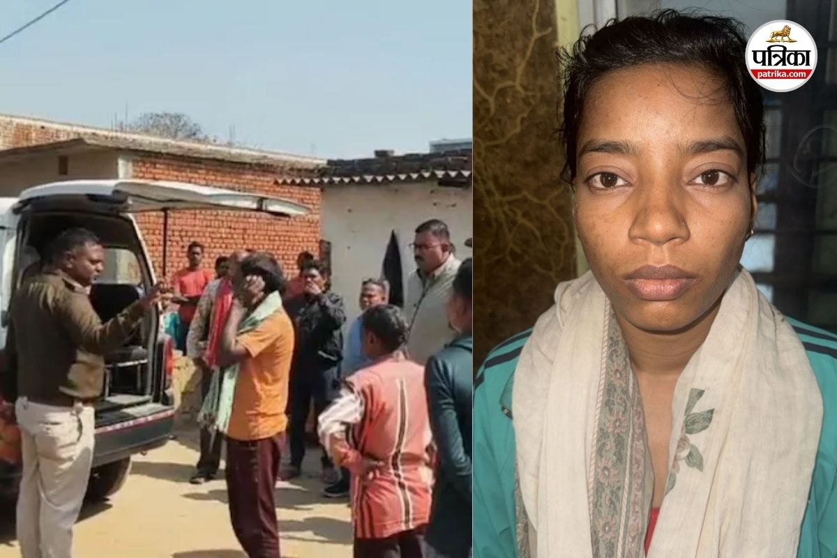 पिता के खून से रंगे बेटी के हाथ (फोटो सोर्स- पत्रिका)