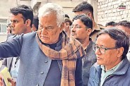 कृषि मंत्री डॉ. किरोड़ी लाल मीना मेडिकल कॉलेज का निरीक्षण करते हुए, पत्रिका फोटो