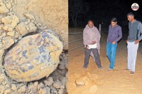 सीकर में खेत में मिली बमनुमा वस्तु मिलने से सनसनी, पत्रिका फोटो