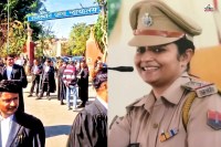 सीआइ कविता शर्मा, हाईकोर्ट के बाहर वकीलों का प्रदर्शन, पत्रिका फोटो