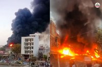 जयपुर में लगी आग के भयावह दृश्य, पत्रिका फोटो