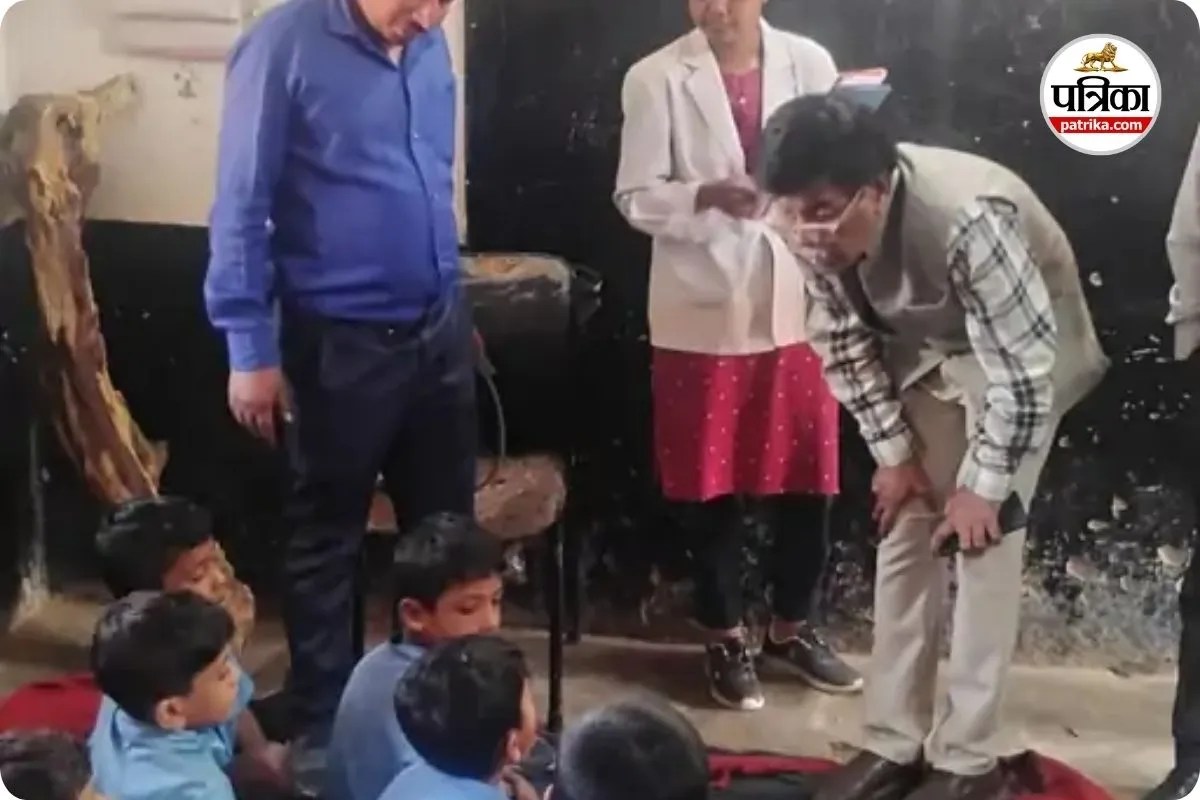 24 बच्चों की बिगड़ी तबीयत (photo source- Patrika)