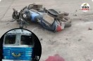 बाइक सवार मजदूर को ट्रक ने रौंदा (photo source- Patrika)
