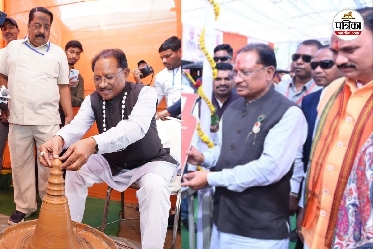 CM साय ने चाक पर गढ़ा दीया, शिल्पकारों को दिया सम्मान का संदेश, कहा- पारंपरिक कला को मिलेगा पूरा सहयोग