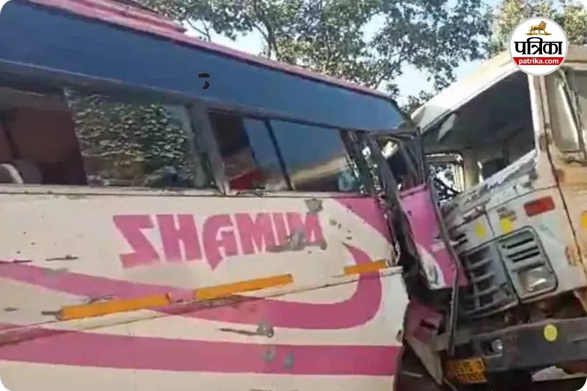 जशपुर में 24 यात्री घायल (photo source- Patrika)