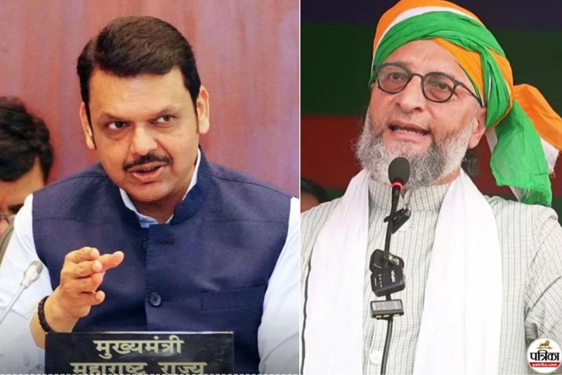 Devendra Fadnavis and Asaduddin Owaisi