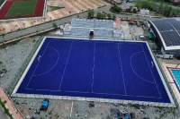 synthetic turf hockey stadium construction mandideep in 13 crores mp news