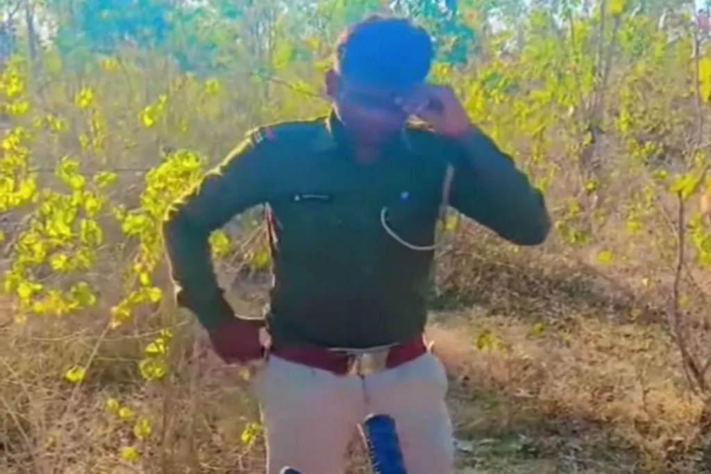 Forest guard beaten video viral