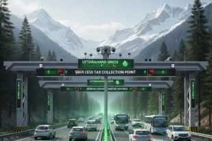 Green cess is being levied on vehicles coming from outside states in Uttarakhand