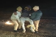 गंगा एक्सप्रेस-वे के पास पुलिस मुठभेड़: शातिर पशु तस्कर घायल गिरफ्तार, सिपाही भी गोली लगने से जख्मी (Source: Police Media Cell)