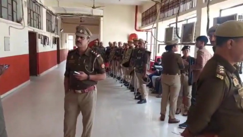 सुरक्षा के किए गए खड़े इंतजाम, फोटो सोर्स- 'X' फर्रुखाबाद पुलिस