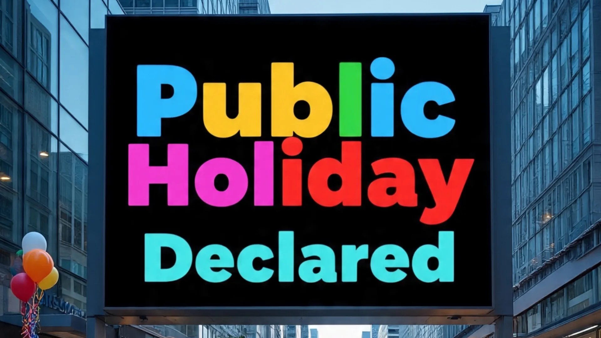 सार्वजनिक अवकाश की घोषणा, फोटो सोर्स- मेटा आई