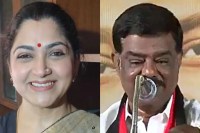 Khushbu Sundar and DMK Leader Sivaji Krishnamurthy