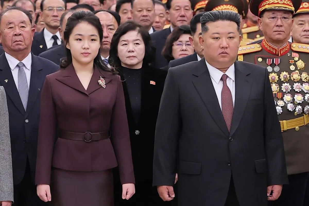 Kim Jong Un his daughter