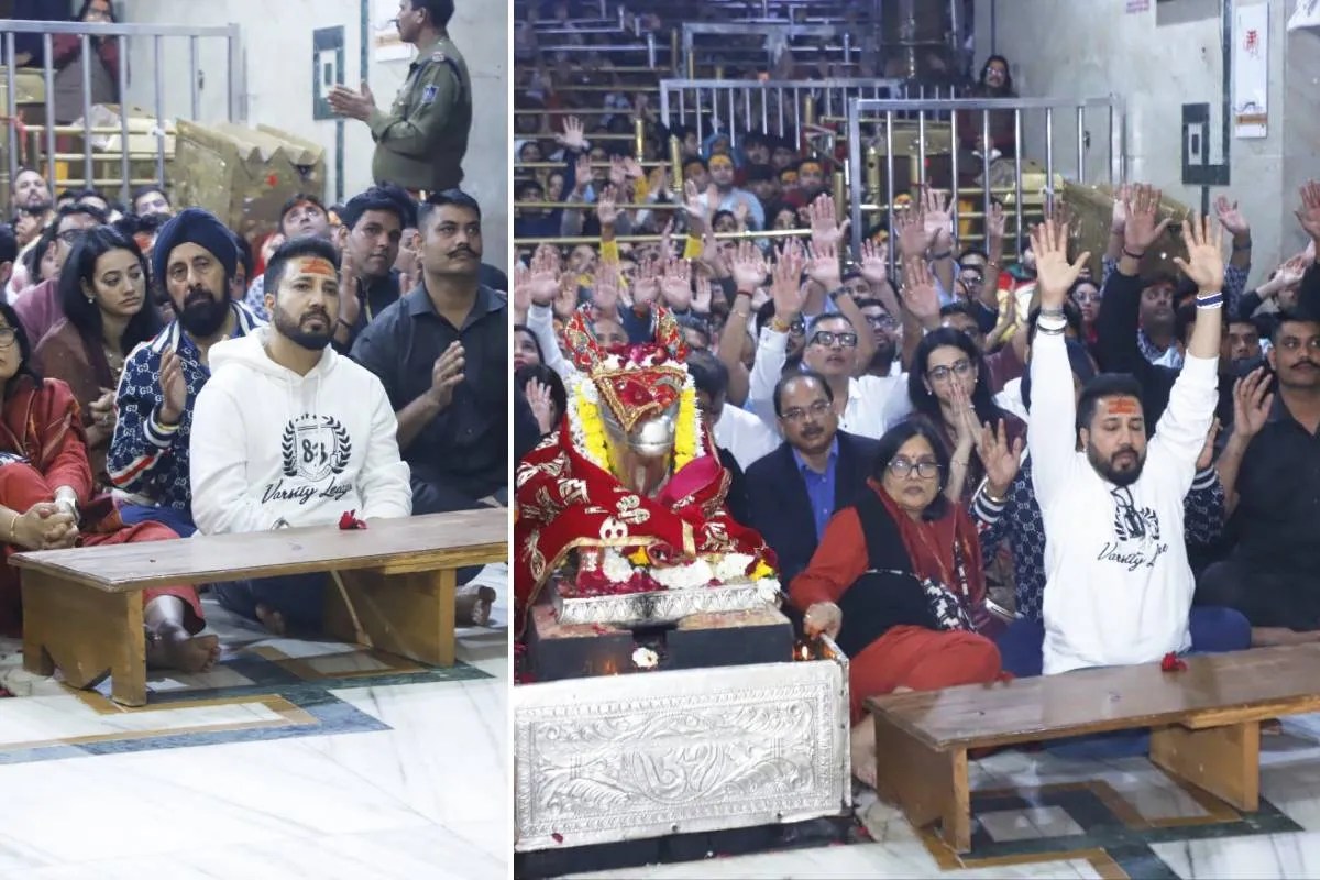 Mika Singh in Bhasm Aarti Mahakal Ujjain