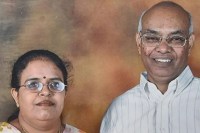 Nageshwar Rao and Sandhya Shri