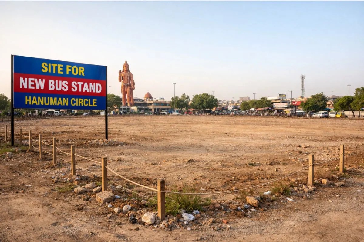 New Bus Stand at Hanuman Circle (1)