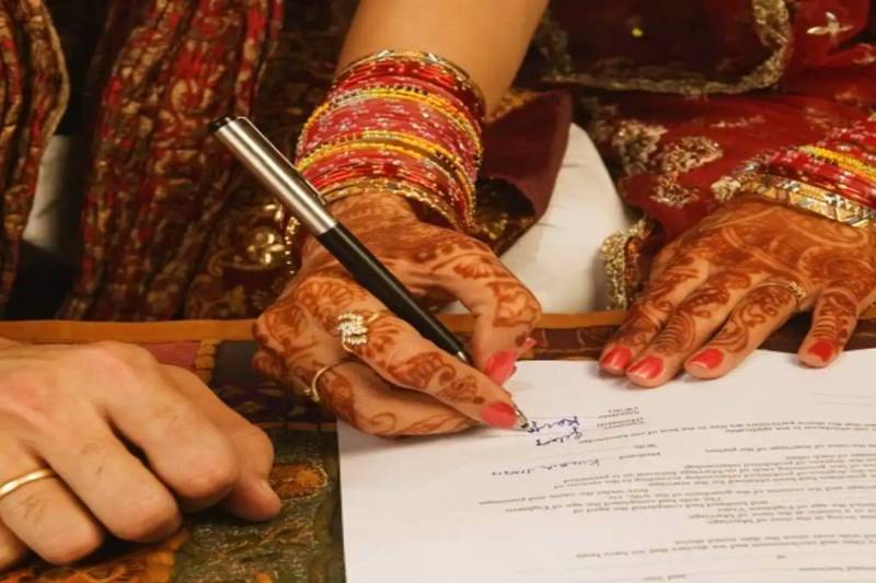 marriage certificate