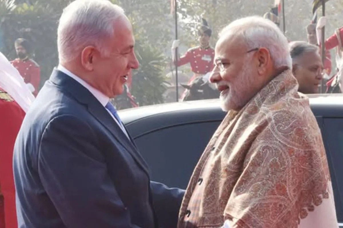 PM Modi and benjamin netanyahu