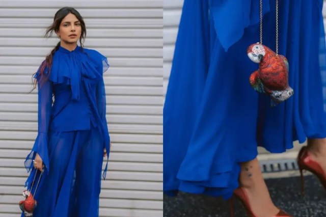 Priyanka Chopra Parrot Clutch