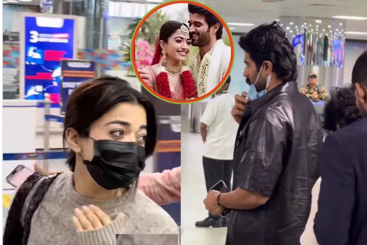 शादी के बीच एयरपोर्ट पर रश्मिका ने क्यों छिपाई सगाई की अंगूठी, फैंस को किया कन्फ्यूज वायरल हुआ वीडियो