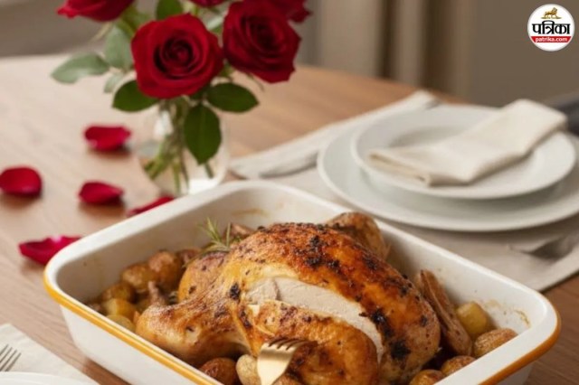 Rosemary Rose Baked Chicken, Rose Water Marinated Chicken