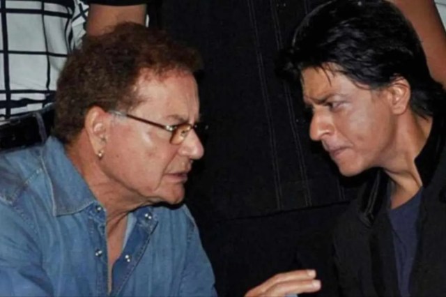 Salim Khan and Shahrukh Khan